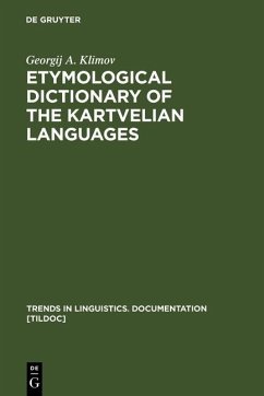 Cover Etymological Dictionary of the Kartvelian Languages (eBook, PDF)