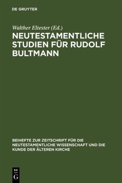 Neutestamentliche Studien für Rudolf Bultmann (eBook, PDF)