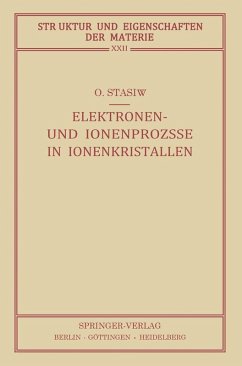 Cover Elektronen- und Ionenprozesse in Ionenkristallen (eBook, PDF)