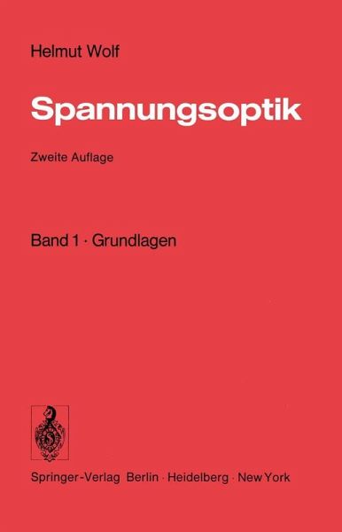Spannungsoptik (eBook, PDF)