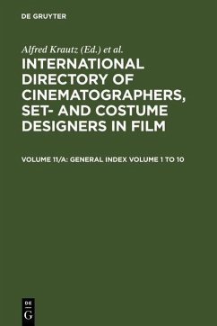 Cover Film Titles, General Index Volume 1 - 10 (eBook, PDF)