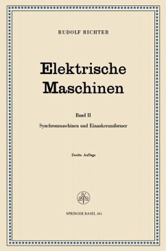 Elektrische Maschinen (eBook, PDF) - Richter, Rudolf; Brüderlink, Robert