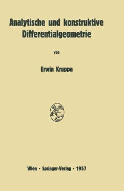 Analytische und konstruktive Differentialgeometrie (eBook, PDF) - Kruppa, Erwin