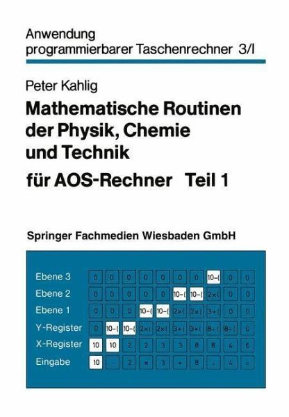 Mathematische Routinen der Physik, Chemie und Technik für AOS-Rechner (eBook, PDF)