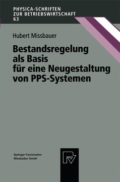 Cover Bestandsregelung als Basis für eine Neugestaltung von PPS-Systemen (eBook, PDF)