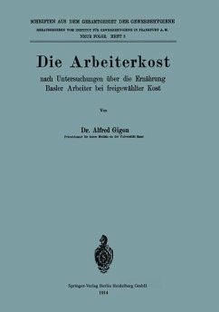 Die Arbeiterkost (eBook, PDF) - Gigon, Alfred
