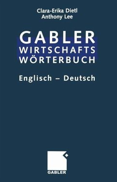 Commercial Dictionary / Wirtschaftswörterbuch (eBook, PDF) - Lee, Anthony