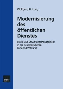 Modernisierung des Öffentlichen Dienstes (eBook, PDF) - Lorig, Wolfgang H.