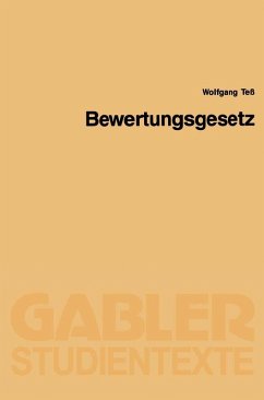 Cover Bewertungsgesetz (eBook, PDF)