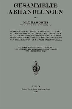 Gesammelte Abhandlungen (eBook, PDF) - Kassowitz, Max; Schall-Kassowitz, Julie