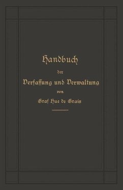 Cover Handbuch der Verfassung und Verwaltung in Preußen und dem Deutschen Reiche (eBook, PDF)