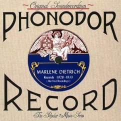 Records 1928-33 - Dietrich, Marlene (Sänger)