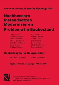 Cover Aachener Bausachverständigentage 2001 (eBook, PDF)