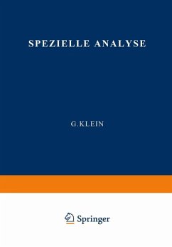 Spezielle Analyse (eBook, PDF) - Bergmann, M. K.; Kofler, L.; Linser, H.; Loewe, S.; Brieger, R.; Eisler, M.; Funk, C.; Hadders, M.; Keyssner, E.; Klein, G.; Klenk, E.; Kobel, M.