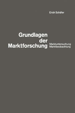 Grundlagen der Marktforschung (eBook, PDF) - Schäfer, Erich