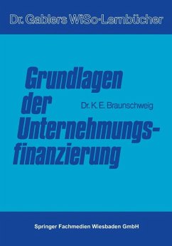 Grundlagen der Unternehmungsfinanzierung (eBook, PDF) - Braunschweig, Karl