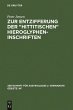 Zur Entzifferung der