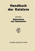 Allgemeines und Gaskatalyse (eBook, PDF)