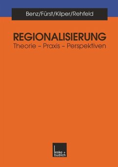 Regionalisierung (eBook, PDF) - Benz, Arthur; Fürst, Dietrich; Kilper, Heiderose; Rehfeld, Dieter