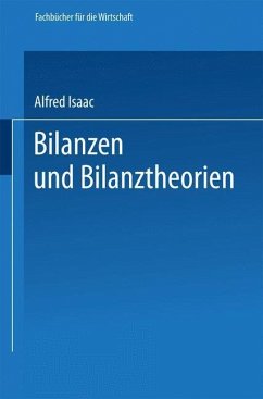 Bilanzen und Bilanztheorien (eBook, PDF) - Isaac, Alfred