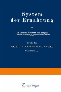 System der Ernährung (eBook, PDF) - Pirquet, Clemens; Schick, B.; Nobel, E.; Groer, F. von