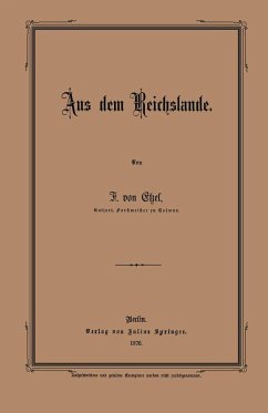 Aus dem Reichslande (eBook, PDF) - Etzel, F. Von