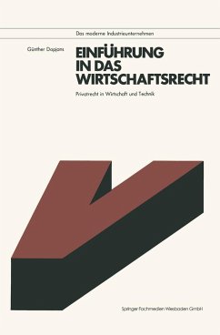 Einführung in das Wirtschaftsrecht (eBook, PDF) - Dopjans, Günther