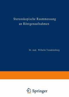 Cover Stereoskopische Raummessung an Röntgenaufnahmen (eBook, PDF)