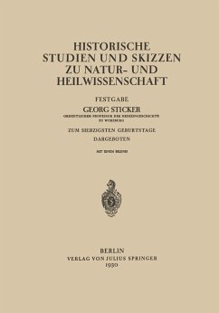 Historische Studien und Skizzen zu Natur- und Heilwissenschaft (eBook, PDF) - Stricker, Georg