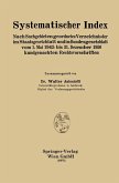 Systematischer Index (eBook, PDF)