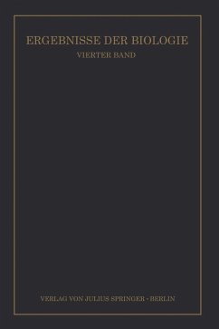 Cover Ergebnisse der Biologie (eBook, PDF)