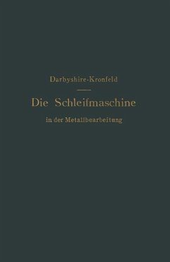Cover Die Schleifmaschine in der Metallbearbeitung (eBook, PDF)