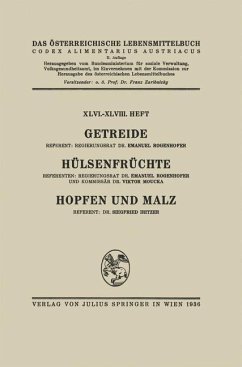 Getreide / Hülsenfrüchte / Hopfen und Malz (eBook, PDF) - Rogenhofer, Emanuel; Moucka, Viktor; Iritzer, Siegfried