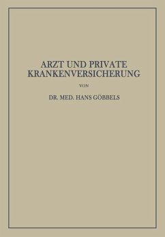 Arzt und Private Krankenversicherung (eBook, PDF) - Göbbels, Hans