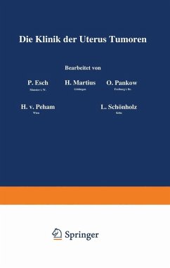 Cover Die Klinik der Uterus-Tumoren (eBook, PDF)