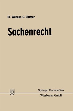 Cover Sachenrecht (eBook, PDF)