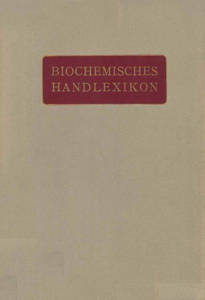 Biochemisches Handlexikon (eBook, PDF) Biochemisches Handlexikon (eBook, PDF)
