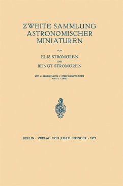 Zweite Sammlung Astronomischer Miniaturen (eBook, PDF) - Strömgren, Elis; Strömgren, Bengt