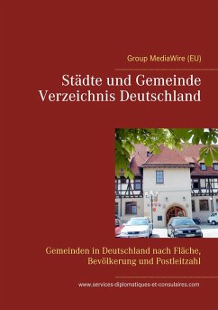 Städte und Gemeinde Verzeichnis Deutschland (eBook, ePUB) - Duthel, Heinz