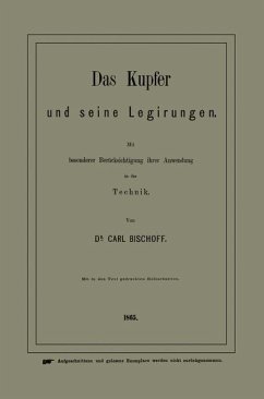 Cover Das Kupfer und seine Legirungen (eBook, PDF)