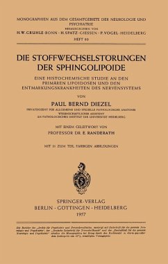 Cover Die Stoffwechselstörungen der Sphingolipoide (eBook, PDF)