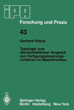 Cover Typologie zum überbetrieblichen Vergleich von Fertigungssteuerungsverfahren im Maschinenbau (eBook, PDF)