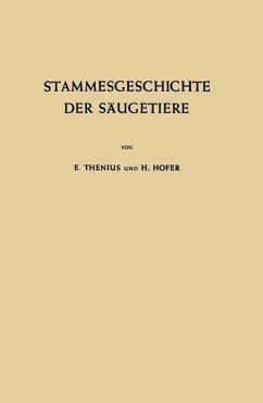 Stammesgeschichte der Säugetiere (eBook, PDF) - Thenius, E.; Hofer, H.