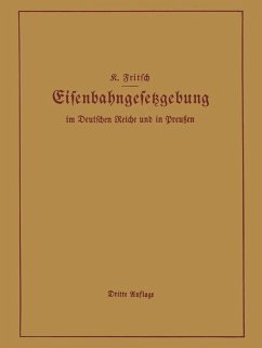 Cover Handbuch der Eisenbahngesetzgebung im Deutschen Reiche und in Preußen (eBook, PDF)