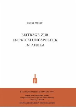 Beiträge zur Entwicklungspolitik in Afrika (eBook, PDF) - Weigt, Ernst