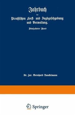 Cover Jahrbuch der Preußischen forst- und Jagdgesetzgebung und Verwaltung (eBook, PDF)