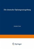 Die Deutsche Opiumgesetzgebung (eBook, PDF)