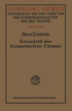 Cover Grundriß der kosmetischen Chemie (eBook, PDF)