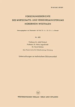 Untersuchungen an technischem Siliziumcarbid (eBook, PDF) - Dietzel, Adolf