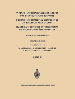 Vierter Internationaler Kongress für Elektronenmikroskopie / Fourth International Conference on Electron Microscopy / Quatrième Congrès International de Microscopie Électronique (eBook, PDF)